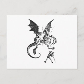 Cartão Postal Jabberwocky