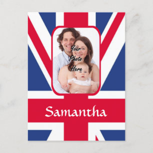 Cartão Postal Jack de união personalizado