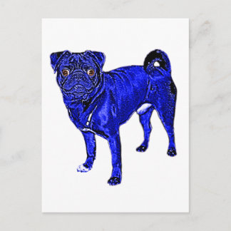 Cartão Postal Jack Mops em Blau