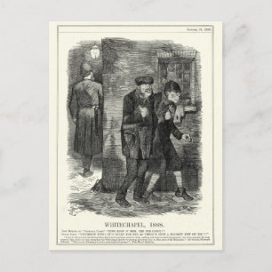 Cartão Postal Jack, o Estripador - Whitechapel, 1888