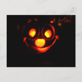 Cartão Postal Jack O'Lantern All A'Glow