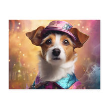 Jack Russell em Figurino Vibrante