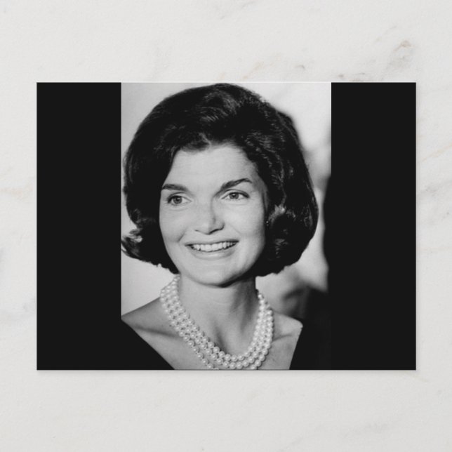 Cartão Postal Jackie Kennedy (Frente)