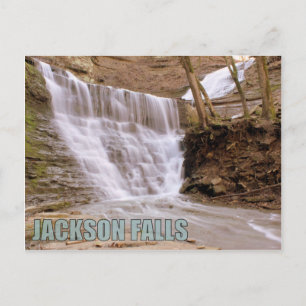 Cartão Postal Jackson Falls, Natchez Trace Parkway, Cartão-posta
