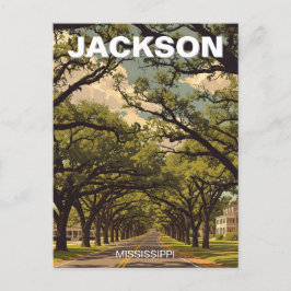 Cartão Postal Jackson Mississippi Viagem