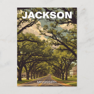 Cartão Postal Jackson Mississippi Viagem