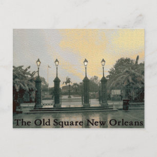Cartão Postal Jackson Square New Orleans