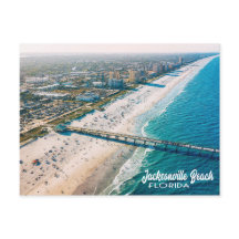 Jacksonville Beach, Flórida, foto de vista aérea