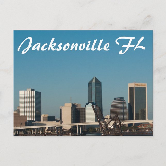 Cartão Postal Jacksonville FL (Frente)