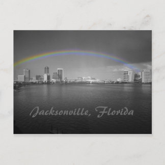 Cartão Postal Jacksonville, Flórida Rainbow