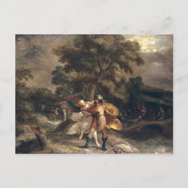 Cartão Postal Jacob e o Anjo (Frente)