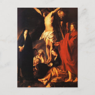 Cartão Postal Jacob Jordaens - Cristo numa Cruz
