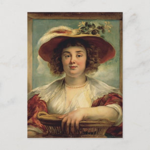 Cartão Postal Jacob Jordaens - Retrato da filha do artista