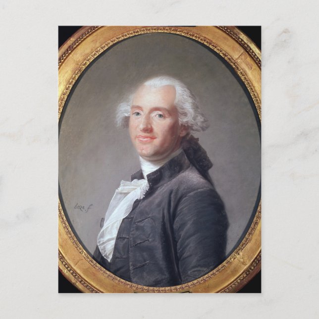 Cartão Postal Jacques Alexandre Cesar Charles (Frente)