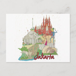 Cartão Postal Jakarta