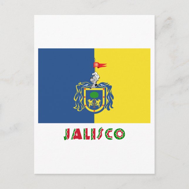 Cartão Postal Jalisco Flag (Frente)