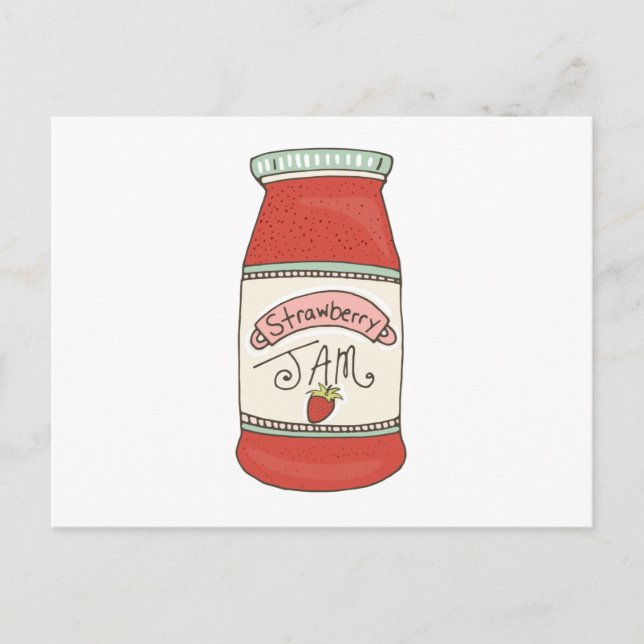 Cartão Postal Jam de Morango (Frente)