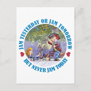 Cartão Postal Jam Ontem, Jam Amanhã, Mas Nunca Mete Hoje!