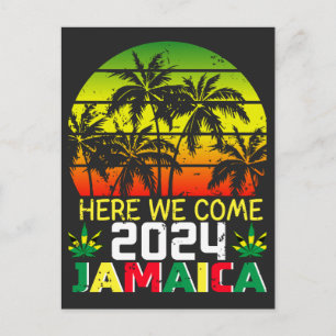 Cartão Postal Jamaica 2024 Aqui Vamos Nós