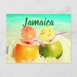 Cartão Postal Jamaica coconuts