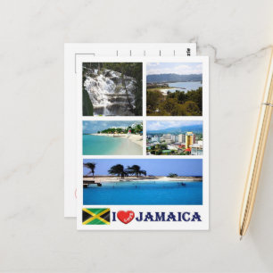 Cartão Postal Jamaica - Eu Amo -