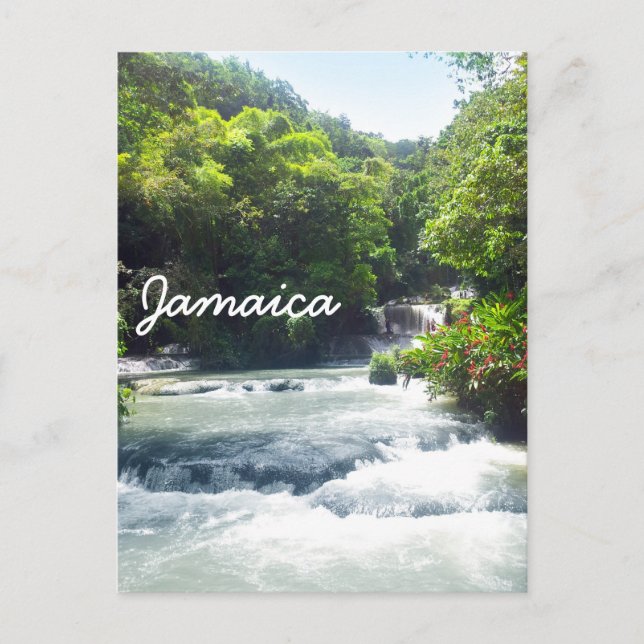 Cartão Postal Jamaica Falls (Frente)