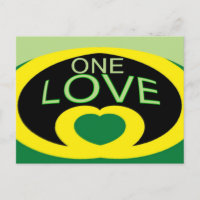Jamaica flag one love Heardesign