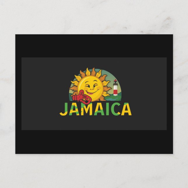 Cartão Postal Jamaica já mon  (Frente)