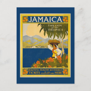 Cartão Postal Jamaica - Joia dos Trópicos,