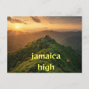 Cartão Postal Jamaica montanha alta