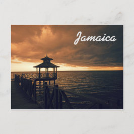 Cartão Postal Jamaica Postcard Rafting no rio