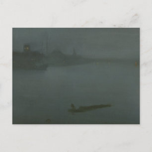 Cartão Postal James Abbott McNeill Whistler - Noite em Azul