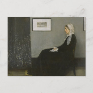 Cartão Postal James Abbott Whistler - A Mãe de Whistler