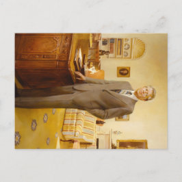 Cartão Postal James Earl Carter Pintou o Presidente dos EUA, Ret
