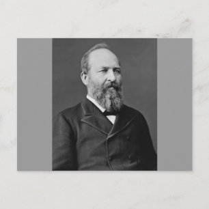 Cartão Postal James Garfield 20 Presidente