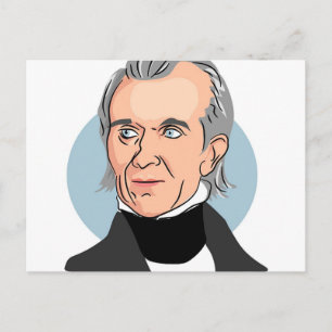 Cartão Postal James Knox Polk