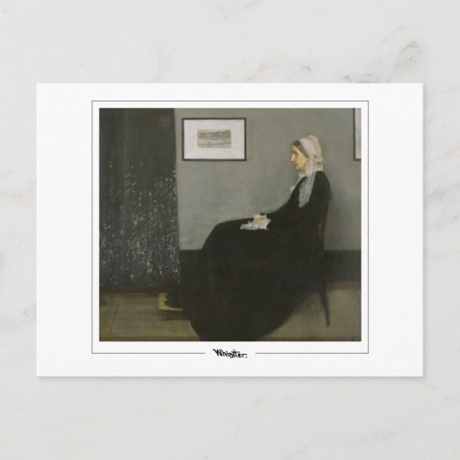 Cartão Postal James McNeill Whistler #1 - Cartão-postal de arte (Frente)