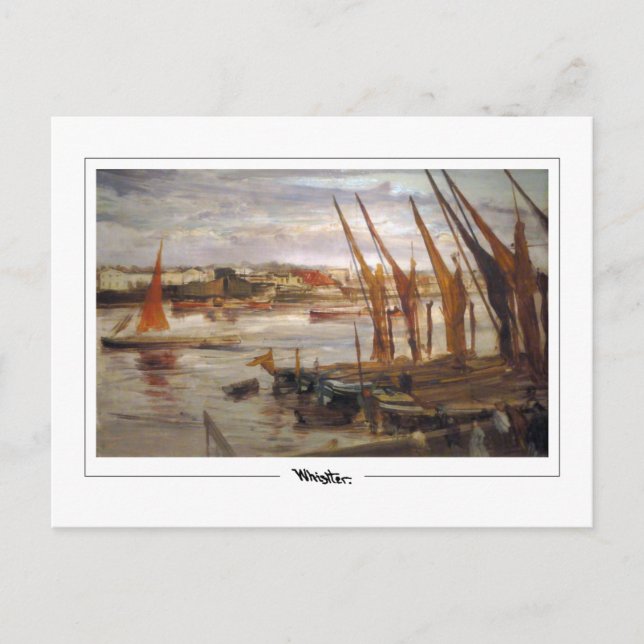 Cartão Postal James McNeill Whistler #21-2 - Cartão-postal de ar (Frente)