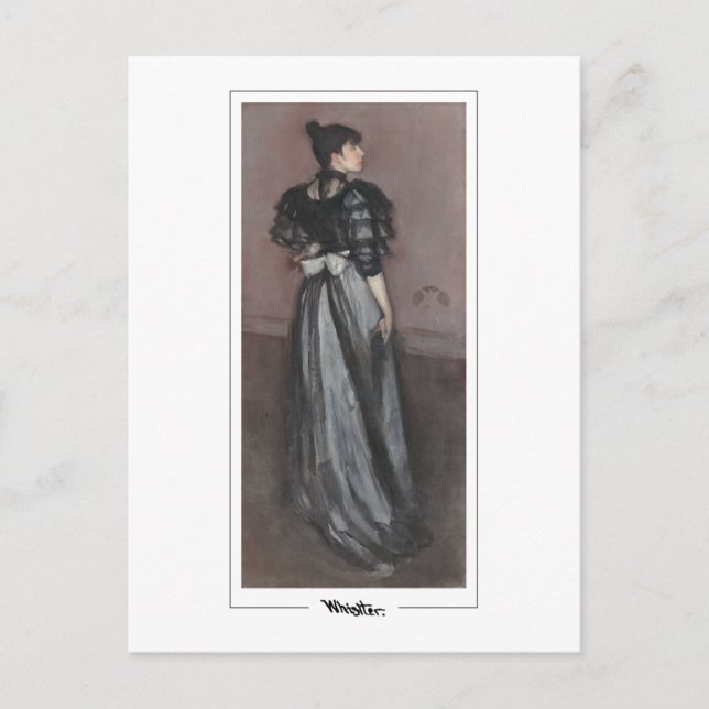 Cartão Postal James McNeill Whistler #281-2 - Bela Arte Postca.. (Frente)