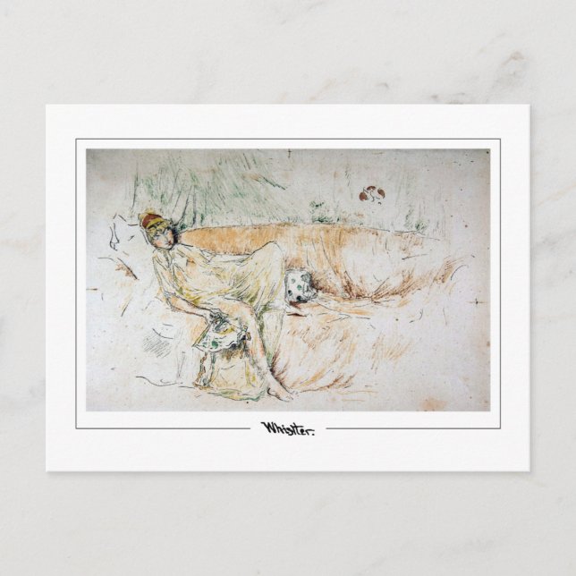 Cartão Postal James McNeill Whistler #297-2 - Bela Arte Postca.. (Frente)