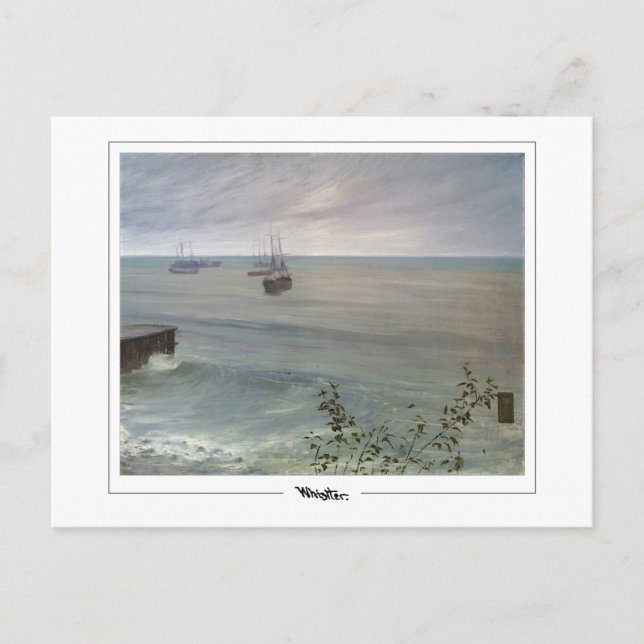 Cartão Postal James McNeill Whistler #299-2 - Bela Arte Postca.. (Frente)