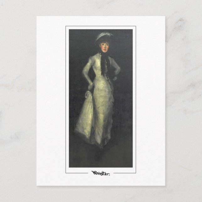 Cartão Postal James McNeill Whistler #330-2 - Bela Arte Postca.. (Frente)
