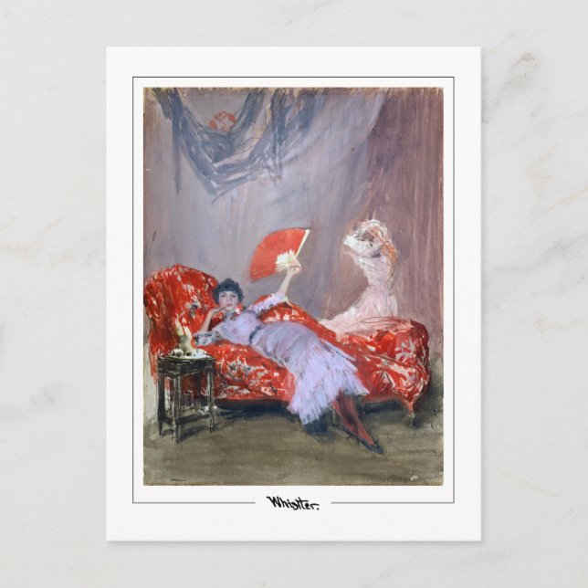 Cartão Postal James McNeill Whistler #3 - Cartão-postal de arte (Frente)