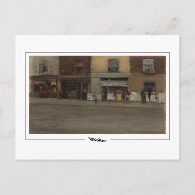 Cartão Postal James McNeill Whistler #440-2 - Bela Arte Postca.. (Frente)