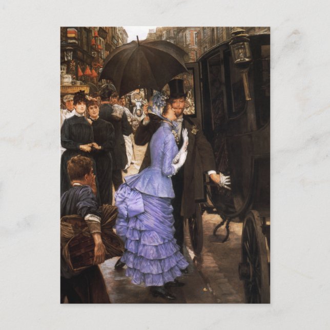 Cartão Postal James Tissot O Cartão-Postal Bridesmaid (Frente)