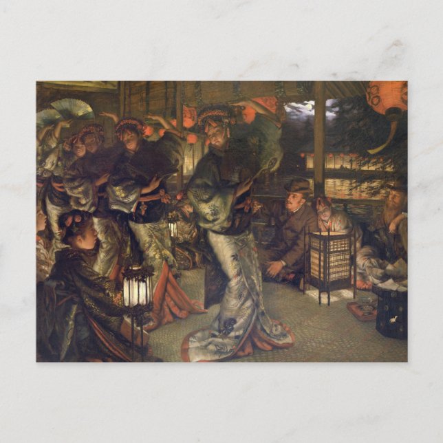 Cartão Postal James Tissot | O Filho Prodígio num País Estrangei (Frente)