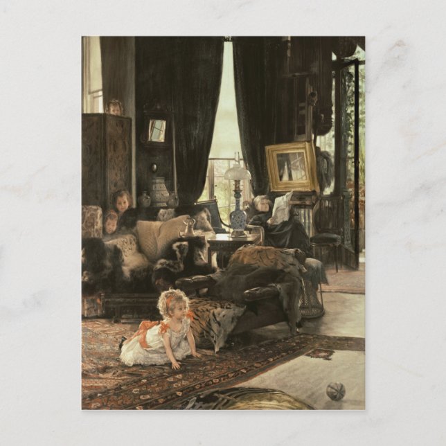 Cartão Postal James Tissot | Ocultar e Procurar, c.1880-82 (Frente)