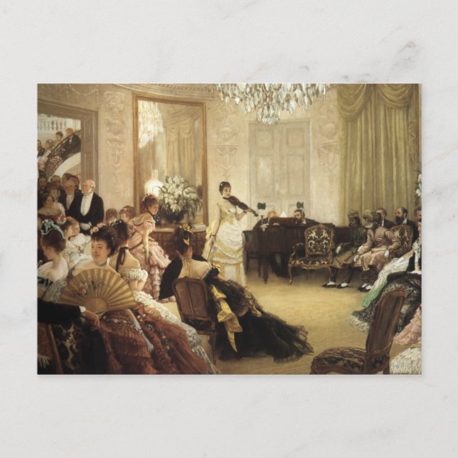 Cartão Postal James Tissot Painting (Frente)