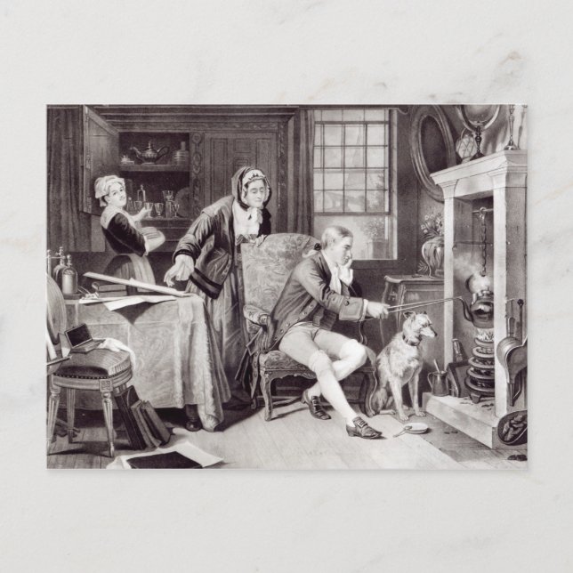 Cartão Postal James Watt Brincando com Vapor (Frente)