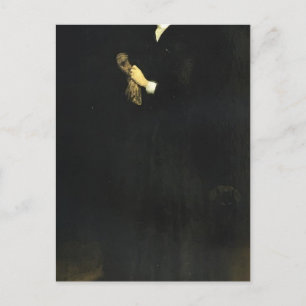 Cartão Postal James Whistler - Retrato da Sra. Cassatt